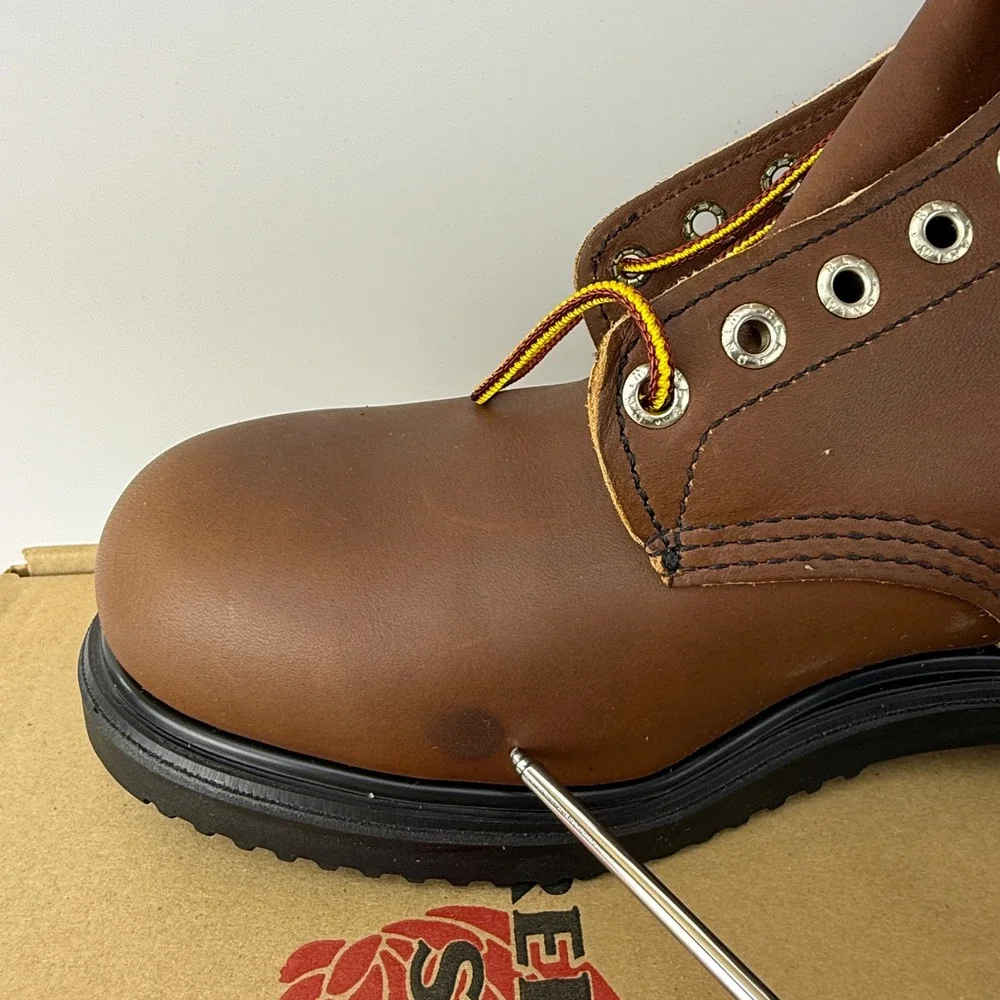 Red Wing 2233 SuperSole 8 Inch Steel Toe Work Boots Mens 9 D Brown NIB